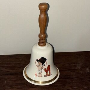 Vintage Saturday Evening Post 1977 Annual Bell Porcelain Bell 1st addition 2372